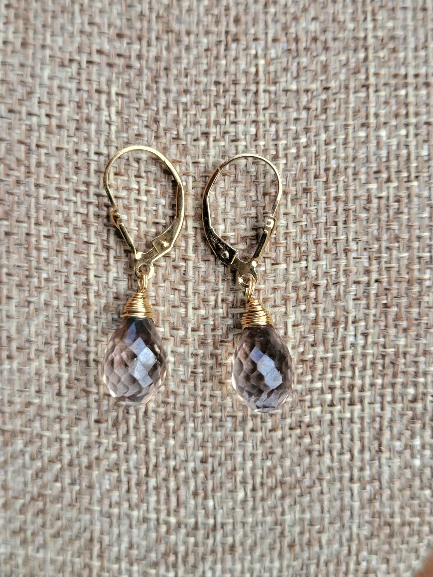 Jewelry Set Mystic Quartz Crystal Gemstone Earrings and Necklace set 14k gold filled genuine precious stones