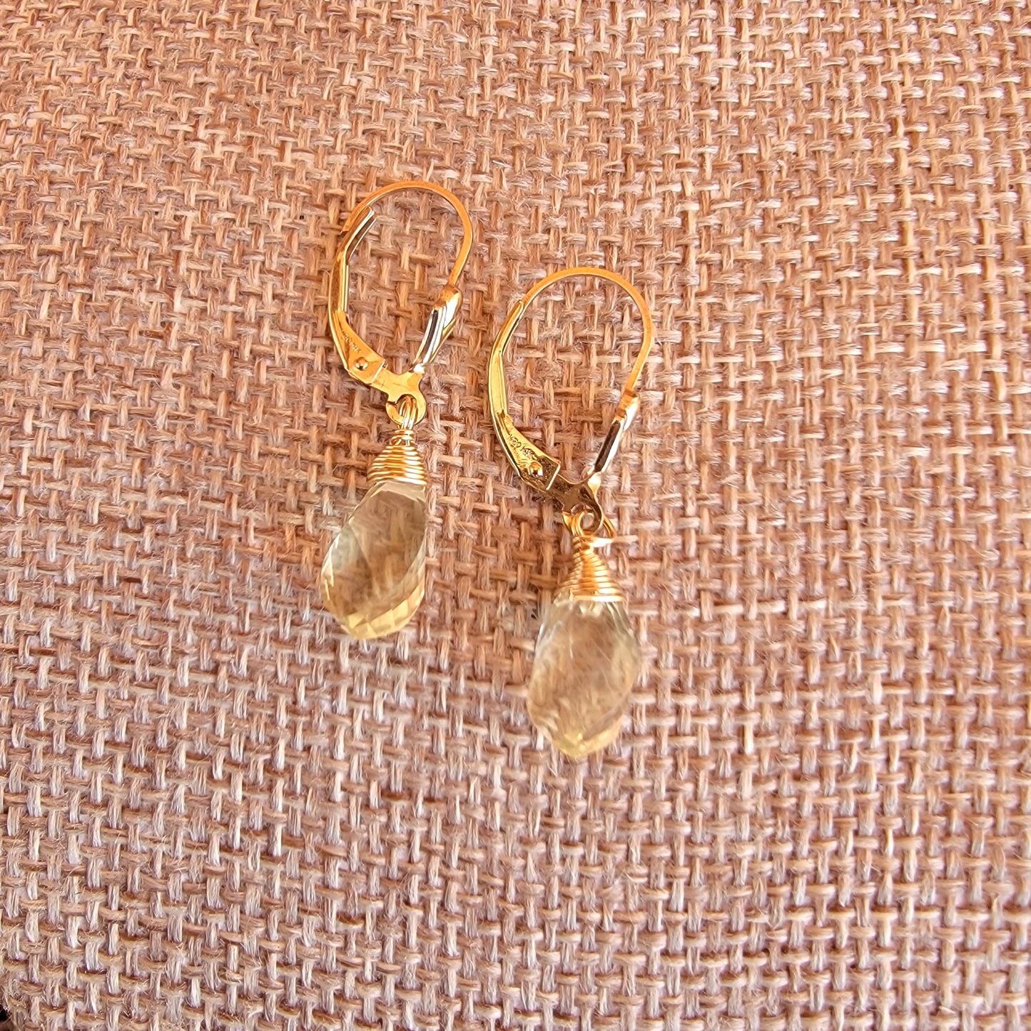 Jewelry Set Green Amethyst Prasiolite Crystal Gemstone Earrings and Necklace set February Birthstone