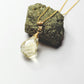 Citrine necklace handmade 14k gold filled