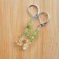 Minimalist Bar Earrings Peridot Citrine Gemstone Drop Dangle Boho Crystal Jewelry Sterling Silver Handmade