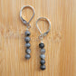 Minimalist Bar Earrings Gemstone Labradorite Crystal Drop Dangle Boho Jewelry Sterling Silver Handmade