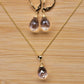 Jewelry Set Mystic Quartz Crystal  Gemstone Earrings and Necklace set 14k gold filled genuine precious stones