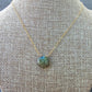 Labradorite Floating Necklace Crystal Gemstone 14K Gold Filled Minimalist Jewelry Handmade