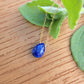 Floating Necklace Lapis Lazuli  Crystal Gemstone  Minimalist Jewelry December Birthstone