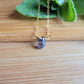 IOLITE  Floating Necklace Crystal Gemstone 14K Gold Filled Minimalist Jewelry Handmade