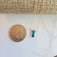 Kyanite Floating Necklace Crystal Gemstone 14K Gold Filled Minimalist Jewelry Handmade Simple