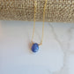 Tanzanite Floating Necklace Crystal Gemstone December Birthstone Jewelry Handmade