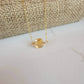 CITRINE Floating Necklace Quartz Crystal Gemstone 14K Gold Filled Minimalist Jewelry November Birthstone