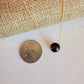 Smoky Quartz Floating Necklace Crystal Gemstone Minimalist Jewelry Handmade