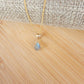 Labradorite  Drop Necklace 14K Gold Filled Genuine Gemstone Handmade Briolette  Best Gift for Her