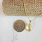 Lemon Quartz  Gemstone  Necklace 14K Gold Filled Genuine handmade Best gift for Her Natural