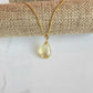 Lemon Quartz  Gemstone  Necklace 14K Gold Filled Genuine handmade Best gift for Her Natural