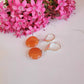 Carnelian Earrings Drop Dangle Boho Gemstone Sterling Silver