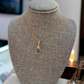 GENUINE Citrine Necklace November Birthstone Gemstone 14K Gold Briolette Handmade Best Gift for Her