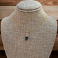 Kyanite Gemstone Necklace 14K Gold Filled Dainty Delicate Necklace Genuine Natural Best Gift for Her handmade