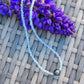 Tahitian Pearl Necklace Choker with genuine real opal gemstone crystals, black south sea pearl