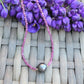 Tahitian Pearl Necklace Choker  with genuine real ruby gemstone crystals, black south sea pearl