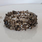 Natural Smoky Quarts Wrap Bracelet Gemstone Raw Chips set in Memory Wire