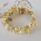 Opal Wrap Bracelet Gemstone Raw Chips set in Memory Wire