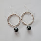 Tahitian Black Pearl Earrings Dangle