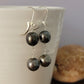 Tahitian Black Pearl Earrings Dangle