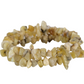 Opal Wrap Bracelet Gemstone Raw Chips set in Memory Wire
