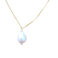 Baroque Pearl Drop Necklace 14K Gold Filled Dainty Delicate Necklace June Birthstone